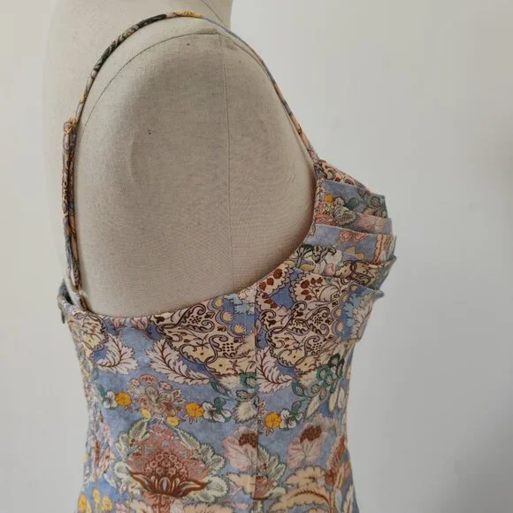 Zimmermann Rebellious style Tak mid-length floral print halter dress - Picture 6 of 11